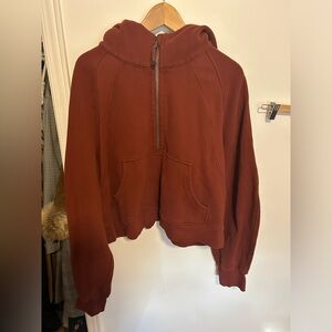 Lululemon Cropped scuba 1/4 Zip